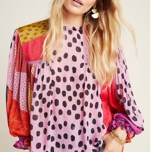 Anthropologie Miranda Peasant Top